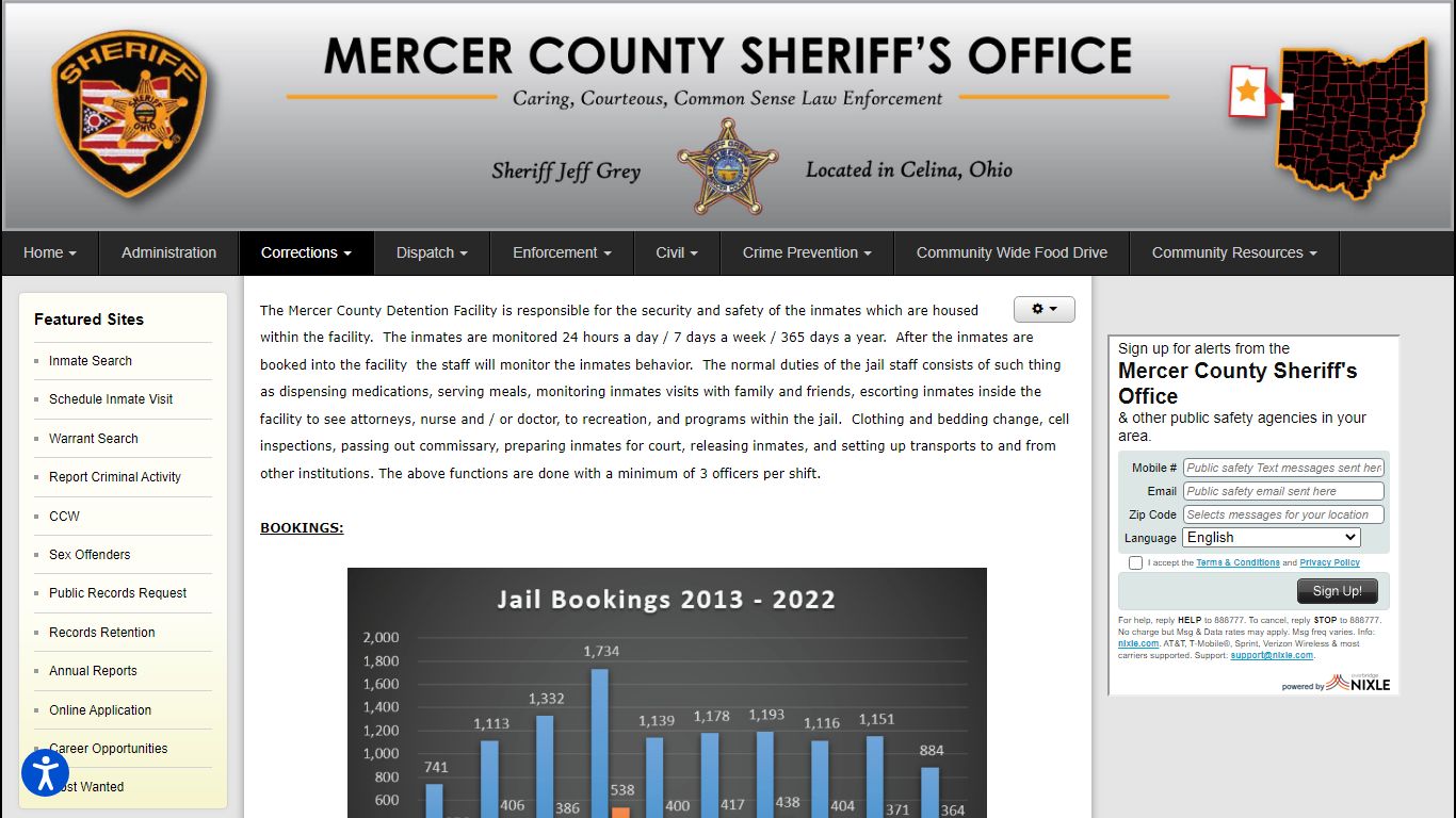 Corrections Home - Mercer County Sheriff's Office